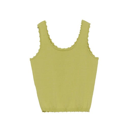 谜底针织背心女2024秋款百搭纯色修身吊带上衣针织内搭243MZ1269 商品图4