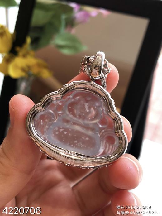 玻璃种木那佛公吊坠【4220706】具体价格微信咨询 商品图5