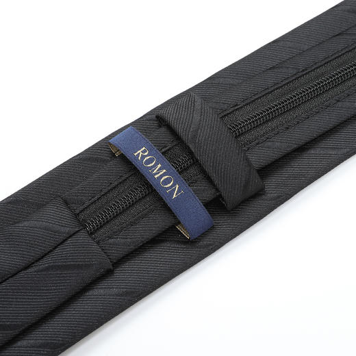 【礼盒款】罗蒙男士领带商务职业面试通勤百搭日常6厘米拉链斜纹领带 商品图5