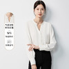 【气质V领&舒适透气】罗蒙女士长袖衬衫百搭商务简约大气优雅衬衣女 商品缩略图4
