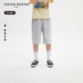 TeenieWeenie Kids小熊童装夏季男童宽松印花舒适百搭短裤TKTM24Y604R