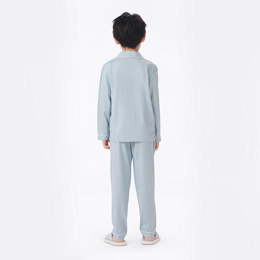 都市丽人眯雅佳睡衣亲情蜜语长袖单面无尘棉薄童装棉质长袖套装JHT9C6 商品图6