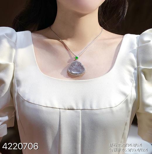 玻璃种木那佛公吊坠【4220706】具体价格微信咨询 商品图4