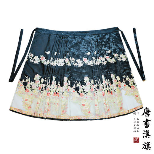 【满庭芳·似锦】马面裙织金妆花改良国风新中式蔷薇黑马面套装 商品图8