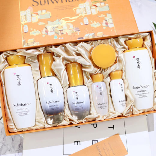 韩国 SULWHASO雪花秀 滋盈肌本水/乳/精华3件套 套盒( 爽肤水125ml+30ml+乳液125ml+30ml+润燥精华60ml+30ml+面霜15ml) 商品图3