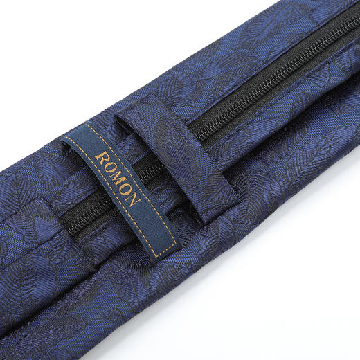 【礼盒款&精致花纹】罗蒙8厘米拉链领带时尚有型婚礼婚庆男士领带 商品图5