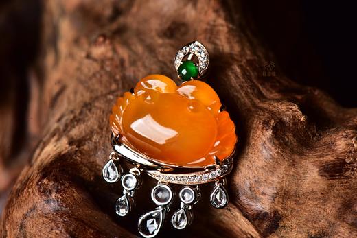 【八方来财】黄翡坠   GZ12403081 商品图7