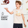 小骆驼亲子装男童短袖t恤夏季2025新款大童速干运动上衣儿童半袖 D64BZ01048_A34BZ01036 商品缩略图1