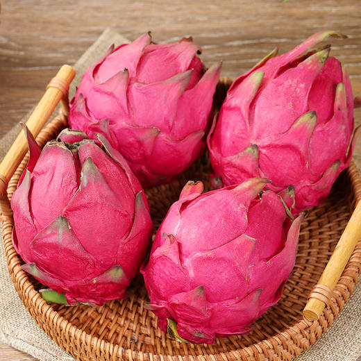 【广西红心火龙果】清甜新鲜 汁水充足 果肉软嫩顺滑 4.5斤装 商品图1