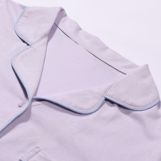 都市丽人睡衣超值精选长袖家居服26支CVC单面薄女士棉质套装LHT1K3 商品图4