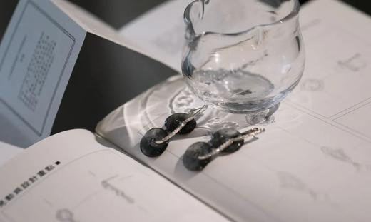 墨玲珑 ｜水墨平安扣长耳环 商品图2