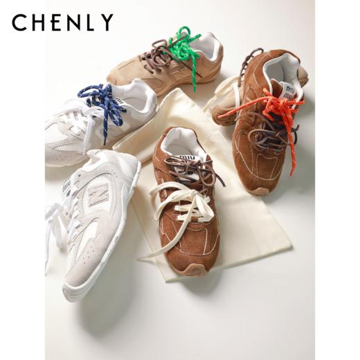 尘衣｜撞色鞋带联名款休闲德迅鞋 商品图0