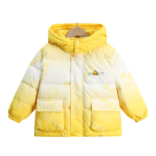 小黄鸭儿童时尚白鸭绒秋冬羽绒服男女童宝宝外套 商品图4