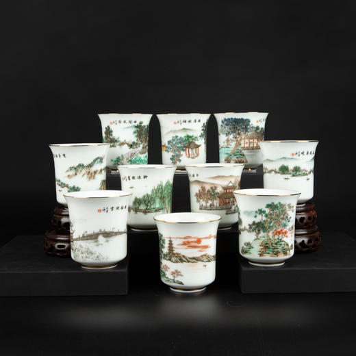 西泠印社瓷上西湖茶具 商品图3