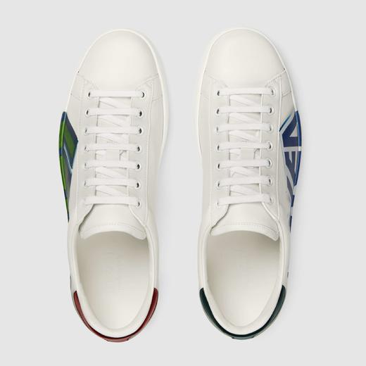 【保税仓特惠秒】GUCCI 古驰 男士Loved印花Ace低帮运动休闲鞋 548758 商品图3