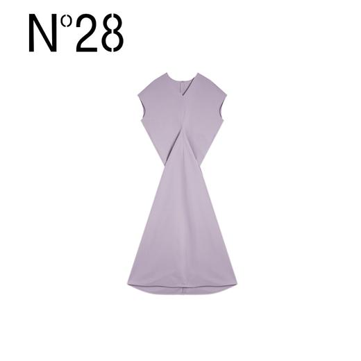 【破价】N°28 “比例精”夏季优雅法式女装连衣裙短袖 收腰设计 V领显瘦裙子9A26L102 商品图4