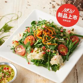 (大)虫草花银耳龙须菜色拉 Tremella & Chayote Shoots Salad(L)