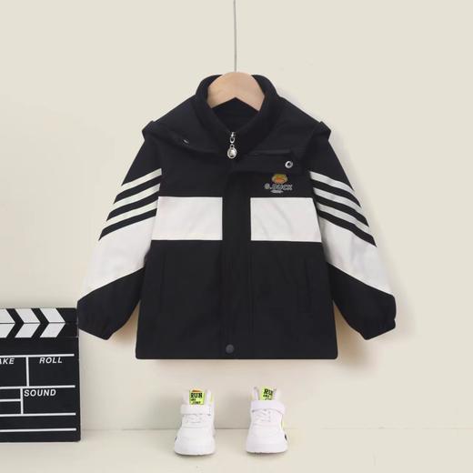 小黄鸭儿童冲锋衣外套新款三合一男童女童春秋童装宝宝幼儿园 商品图13