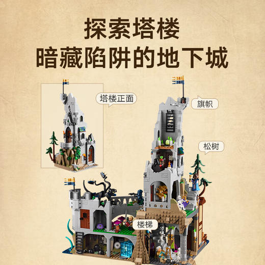 乐高积木L21348乐高创意IDEAS系列龙与地下城：红龙传说 商品图3