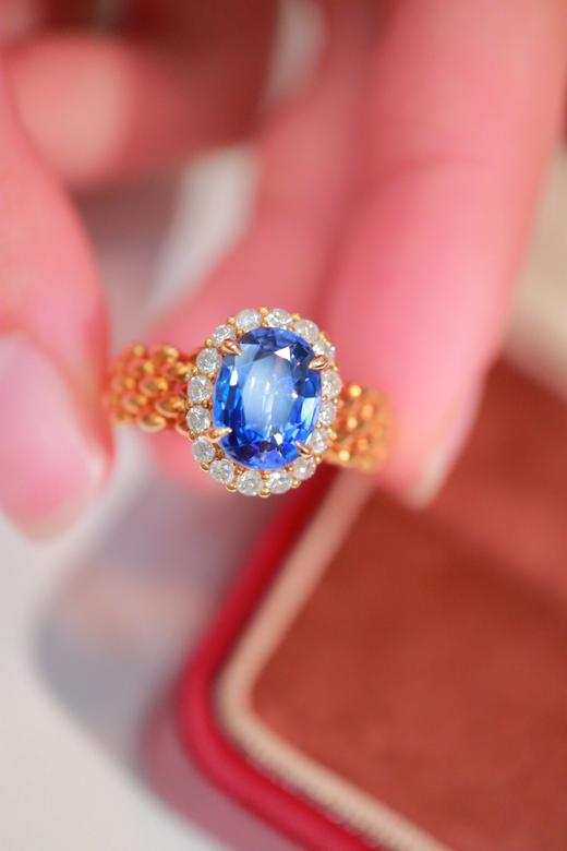 1.76ct 蓝宝石戒指 商品图2