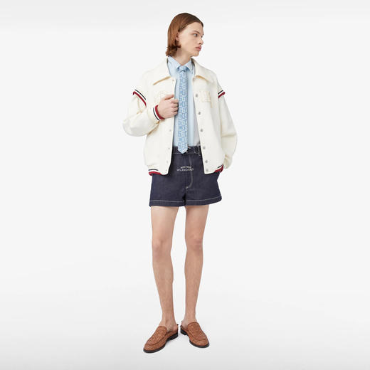 GCDS 男士字母徽标刺绣休闲外套 米色 A1OM0901JA415 商品图3