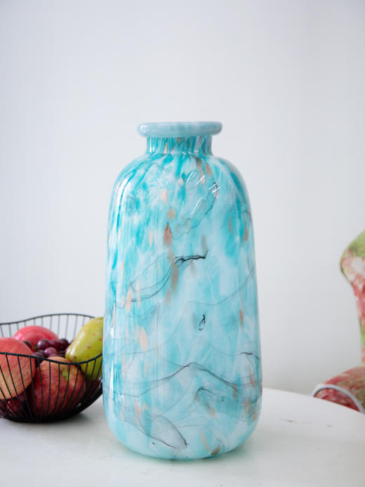 蓝白纹花瓶 商品图1