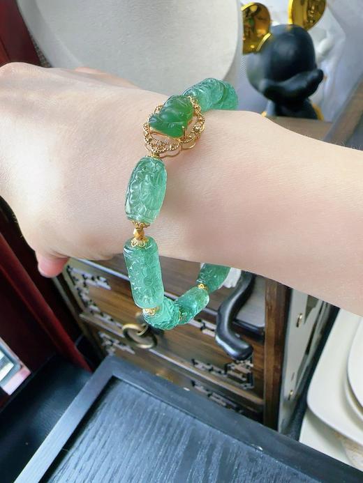 22.3g 雕刻碧玺手链 商品图7