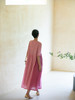 牧衣游原创设计 撞色拼接苎麻连衣裙新款轻薄文艺宽松长裙 霓裳曲 商品缩略图1