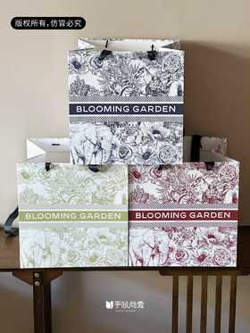 【新款】复古花纹/花之名手提袋（2个/包）（28*28*28cm）