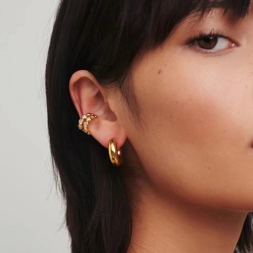 Perperle 简约轻奢风格耳环 925银/银镀金耳饰 商品图6