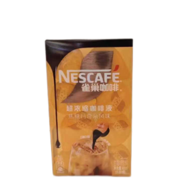 【亚欧超市】雀巢超浓缩咖啡液焦糖玛奇朵10ml*8袋/盒