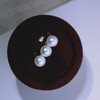 甄珠贝 平衡木戒指 淡水珍珠7-8mm 925纯银配件 商品缩略图2