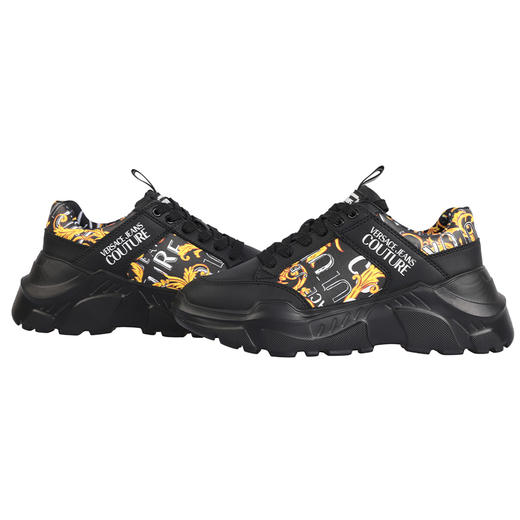 【特惠秒】Versace 范思哲 男士独有印花 真皮软弹轻便运动休闲鞋/老爹鞋 11986 商品图5