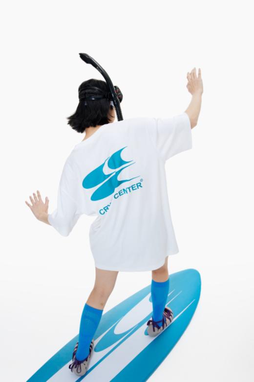 CryingCenter六色基础运动速干液氨凉感短袖T恤 跑步浆板户外 商品图2