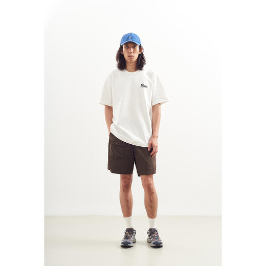 吃茶去chichaqu2024新款全棉圆领短袖T恤男女宽松印花流浪者 商品图4