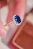 1.0ct 蓝宝石戒指 商品缩略图0
