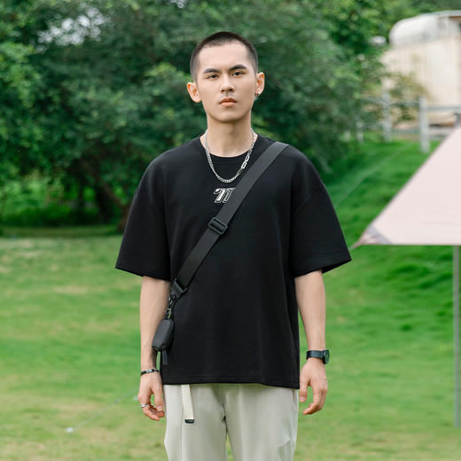 【断码清仓】HX 夏季圆领短袖T恤S102423246101 商品图0