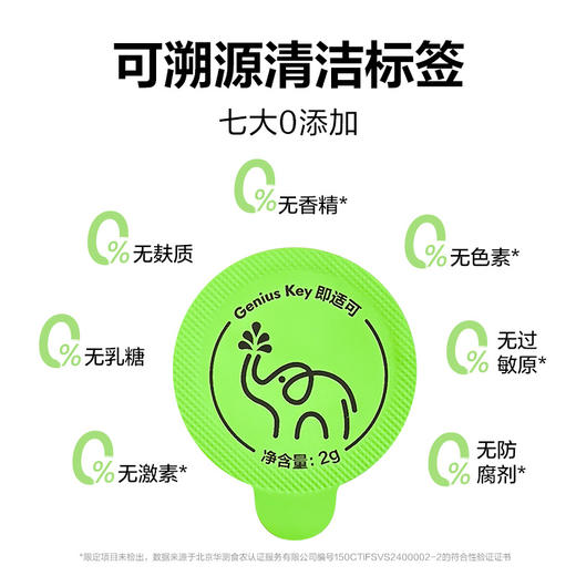 ⁵近效清99元/2盒【宝宝树-小绿盖敏敏益生菌】8种敏敏菌+后生元 260亿*粒 效期26.12 2g*15粒 *盒   YY05-QTT-BBS 商品图6