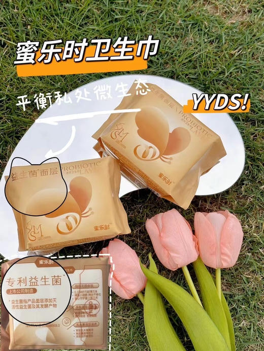 【🔥姨妈巾超薄、不外漏、不易闻到血腥味】蜜乐时益生菌乳木果姨妈巾卫生巾～0肌感日用夜用安睡裤祛味抑菌，姨妈巾～ 商品图1