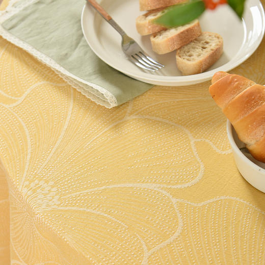 繁花系列桌布圆桌布轻奢高级感家用复古台布 商品图3