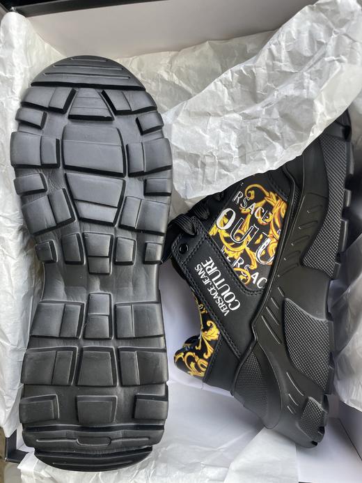 【特惠秒】Versace 范思哲 男士独有印花 真皮软弹轻便运动休闲鞋/老爹鞋 11986 商品图9