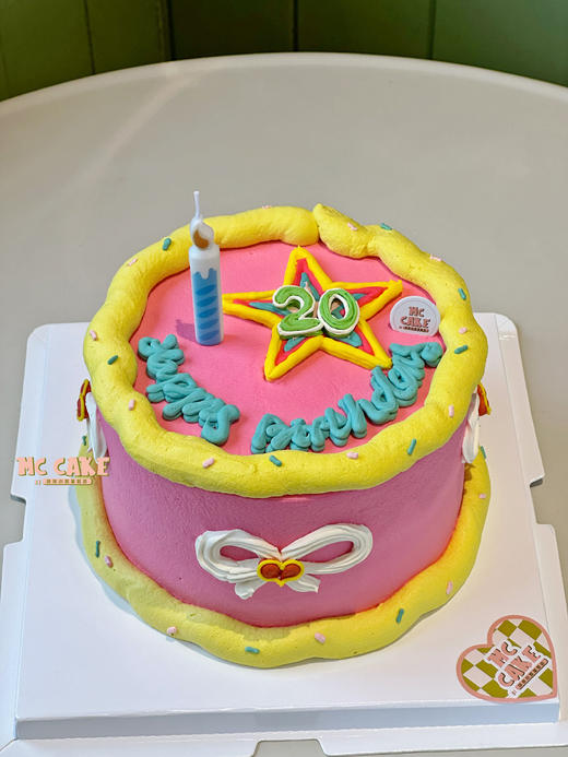 ins高饱和度奶油蛋糕（附带原图蜡烛）【注意色素较多】 商品图1