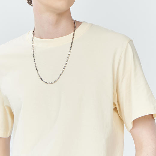 自由基地夏季新款220克精梳紧密赛罗纺T恤团队定制男女同款全棉半袖光板队服 NMT-2132 商品图4