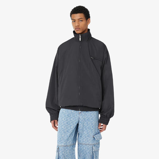 GCDS 男士双面徽标印花夹克外套 黑色 A1OM0201TB299 商品图1