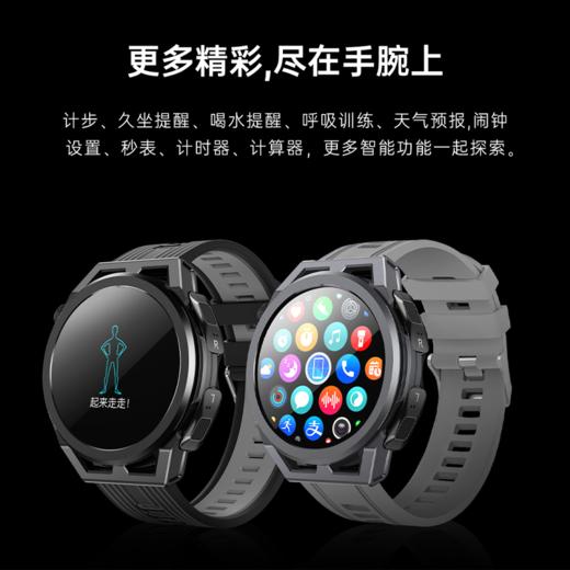 【鸿蒙智联合作伙伴】塞尔兰斯N18智能手表+蓝牙耳机二合一 健康监测听歌多功能 商品图10