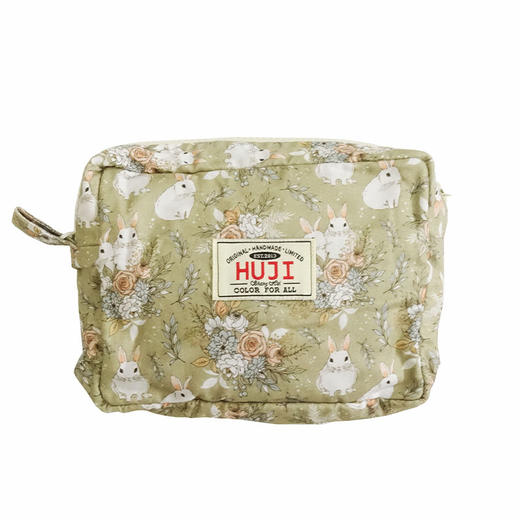 HUJI祤集Motley收纳包插画花园兔兔 商品图8