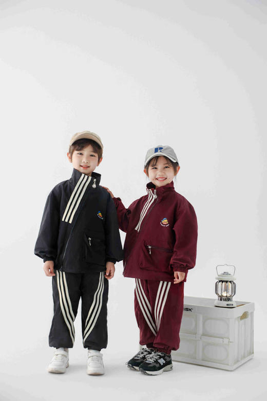 小黄鸭儿童春秋套装男女童洋气外套裤子潮中大童 商品图4