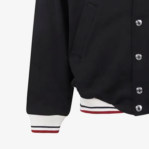 GCDS 男士字母徽标刺绣休闲外套 黑色 A1OM0901JA499 商品图1