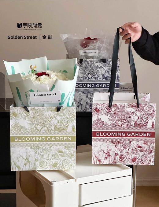 【新款】复古花纹/花之名手提袋（2个/包）（28*28*28cm） 商品图2