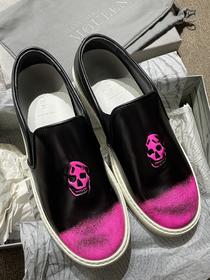 【现货特惠秒】McQueen 麦昆男士一脚蹬真皮休闲鞋